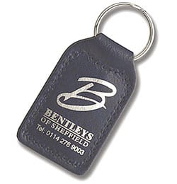 Personalised Leather Keyrings