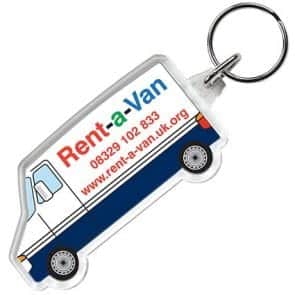 shaped keyring van1 1 295x295 - Van Shaped Acrylic Keyring