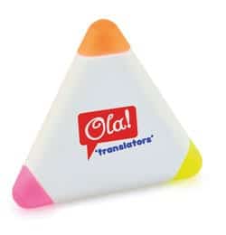 6 3 - Printed Triangle Highlighter