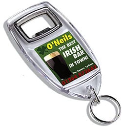 Acrylic Keyring Bottle Opener KEYRING - Acrylic Keyring Bottle Opener