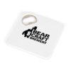 RC0128WH 100x100 - Bottle Opener Coaster