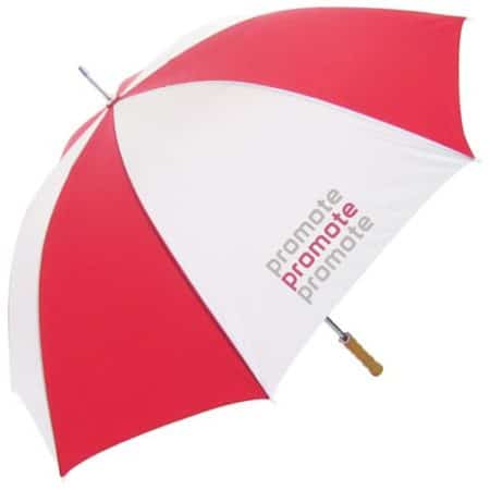 Promo Budget Golf Umbrella redwhite new 450x450 - Budget Golf Umbrella