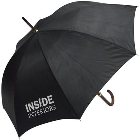woodstick umbrella black new 450x450 - Woodstick Umbrella