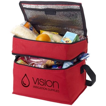 2 Section Cooler Bag red new 450x450 - 2 Section Cooler Bag
