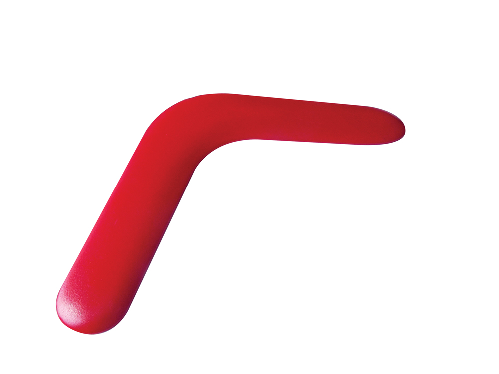 5275 red - Large Boomerang