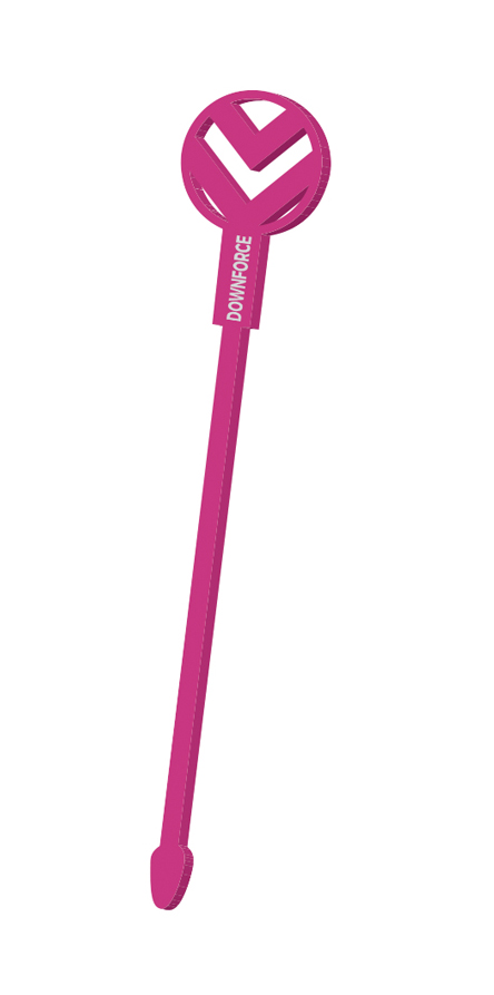 9505 pink - Personalised Swizzle Stick - Disk stick