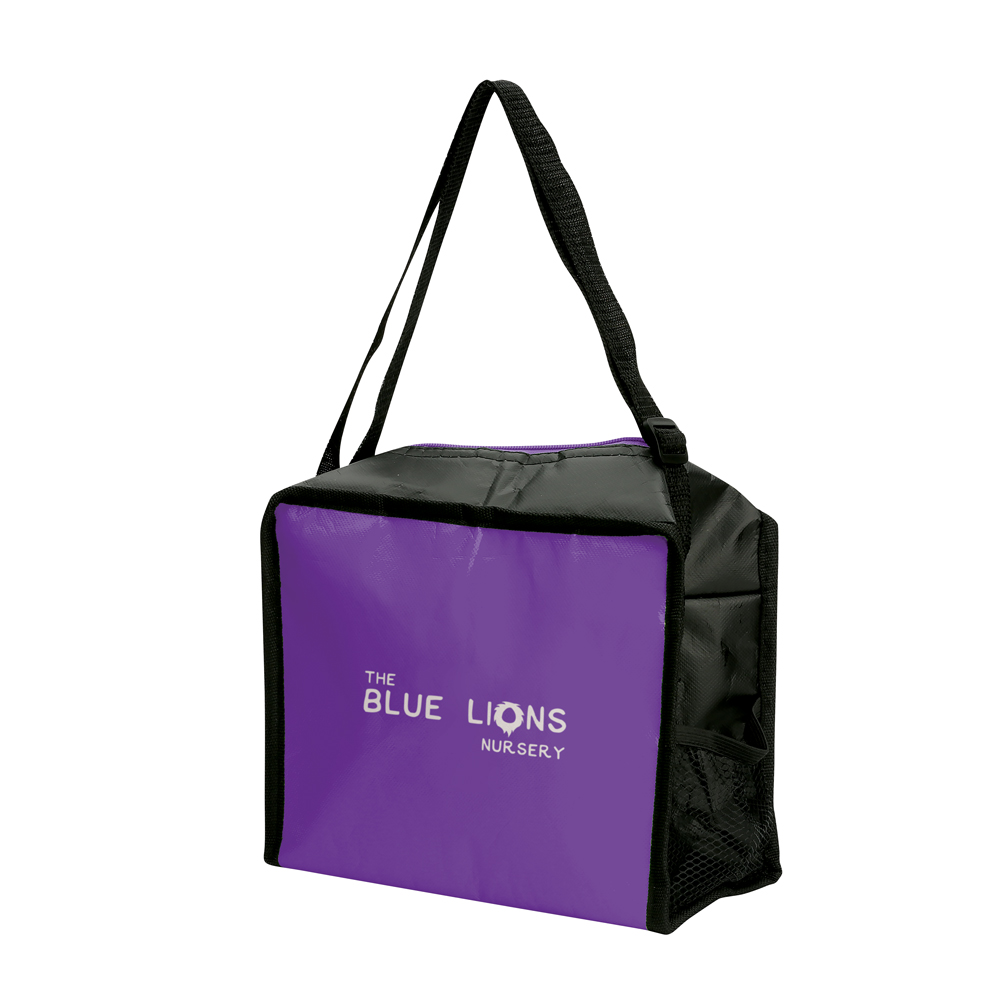 BA1804 Purple - Personalised Cool Cube Bag
