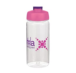 DR1701 clear pink 1 1 - H2O Tritan Sports Bottle