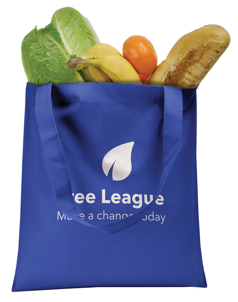 LE9549 blue - Budget Shopper Tote Bags
