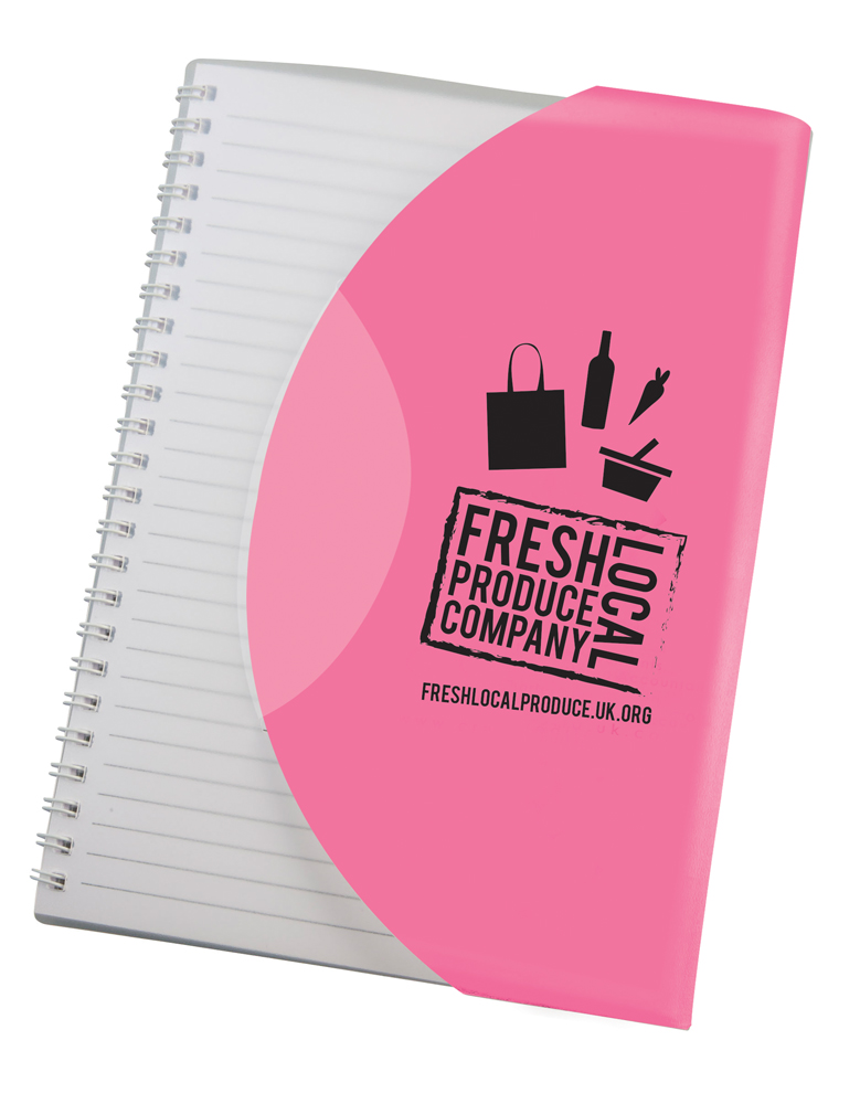 PA1201 pink - Curve Notebook - A5