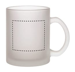 12130 BudgetBuster Glass 1 - Budget Buster Frosted Glass Mug