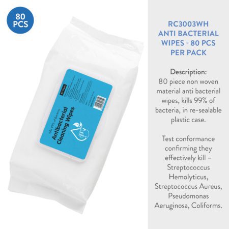 RC3003 450x450 - ANTI BACTERIAL HAND WIPES - 60 PACK