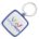 ZM0003 36x36 - ALUMINIUM SQUARE KEYRING