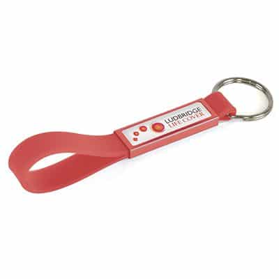 ZP0024 - SILICONE DOMED KEYRING