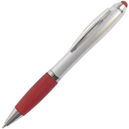 TPC912201RD SHANGHAI SOFT STYLUS RED 450x450 - Shanghai Soft Stylus Ball Pen (silver barrel)