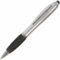 TPC912201SVBK 120x120 - Shanghai Soft Stylus Ball Pen (silver barrel)