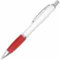 TPCPN0052RD SHANGHAI WHITE RED 120x120 - Shanghai White Ball Pen