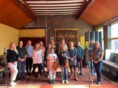 Voices for action Mums Choir at Yellow Arch Studio Sheffield “Worried Mums”