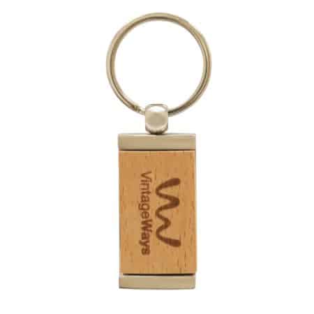 ZM0051 450x450 - Promotional Bambley Bamboo And Metal Keyring