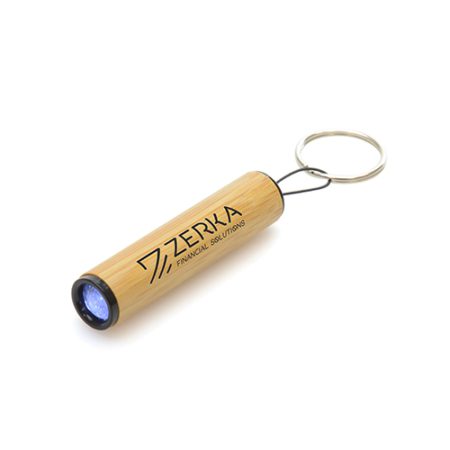 LT1015 1 450x450 - BEAM PROMOTIONAL BAMBOO AND PLASTIC LED TORCH KEYRING
