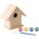 Untitled 1 156 36x36 - Birdhouse with painting set