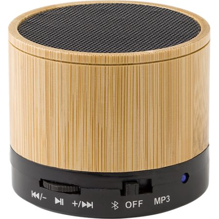 Untitled 1 290 450x450 - Round Bamboo wireless speaker