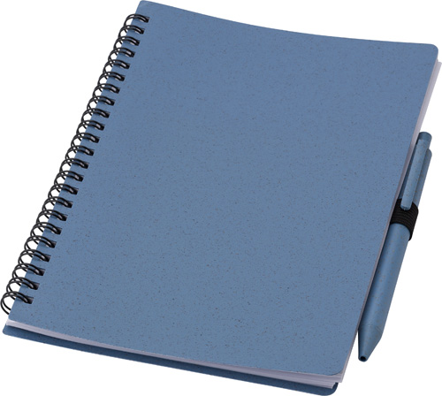 000000480875 005999999 3d045 frt pro01 2021 fal - Wheat straw notebook with pen (approx. A5)