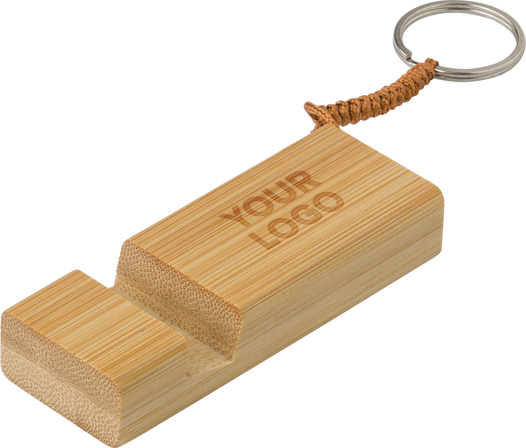 000000748770 823999999 3d045 rgt pro02 2022 log - Bamboo key chain phone stand