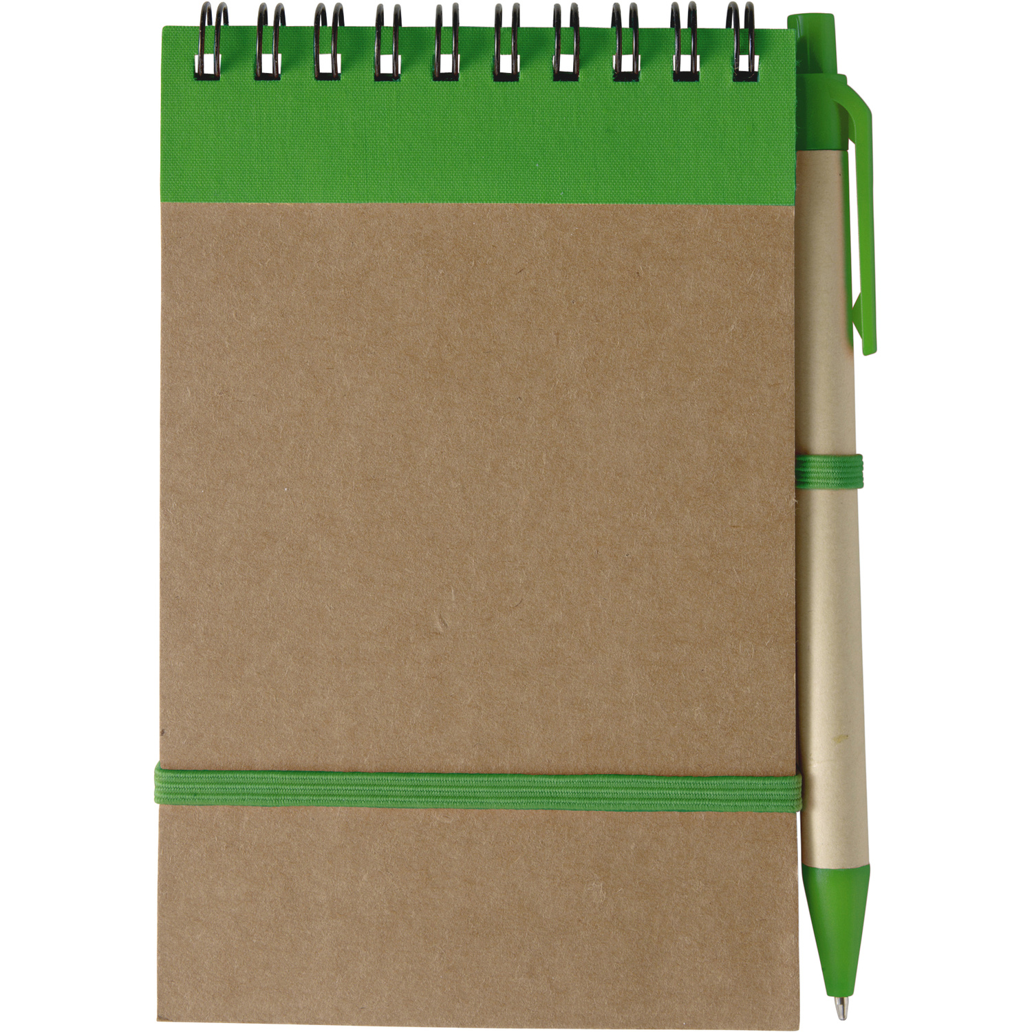 005410 004999999 2d090 frt pro01 fal - Recycled Cardboard notebook with ballpen