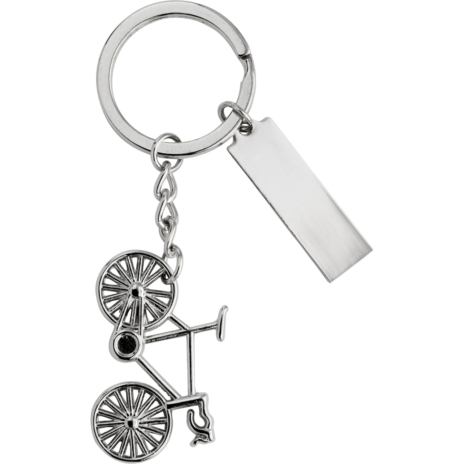 006026 032999999 2d090 frt pro01 fal - Bicycle Nickel Plated Keychain