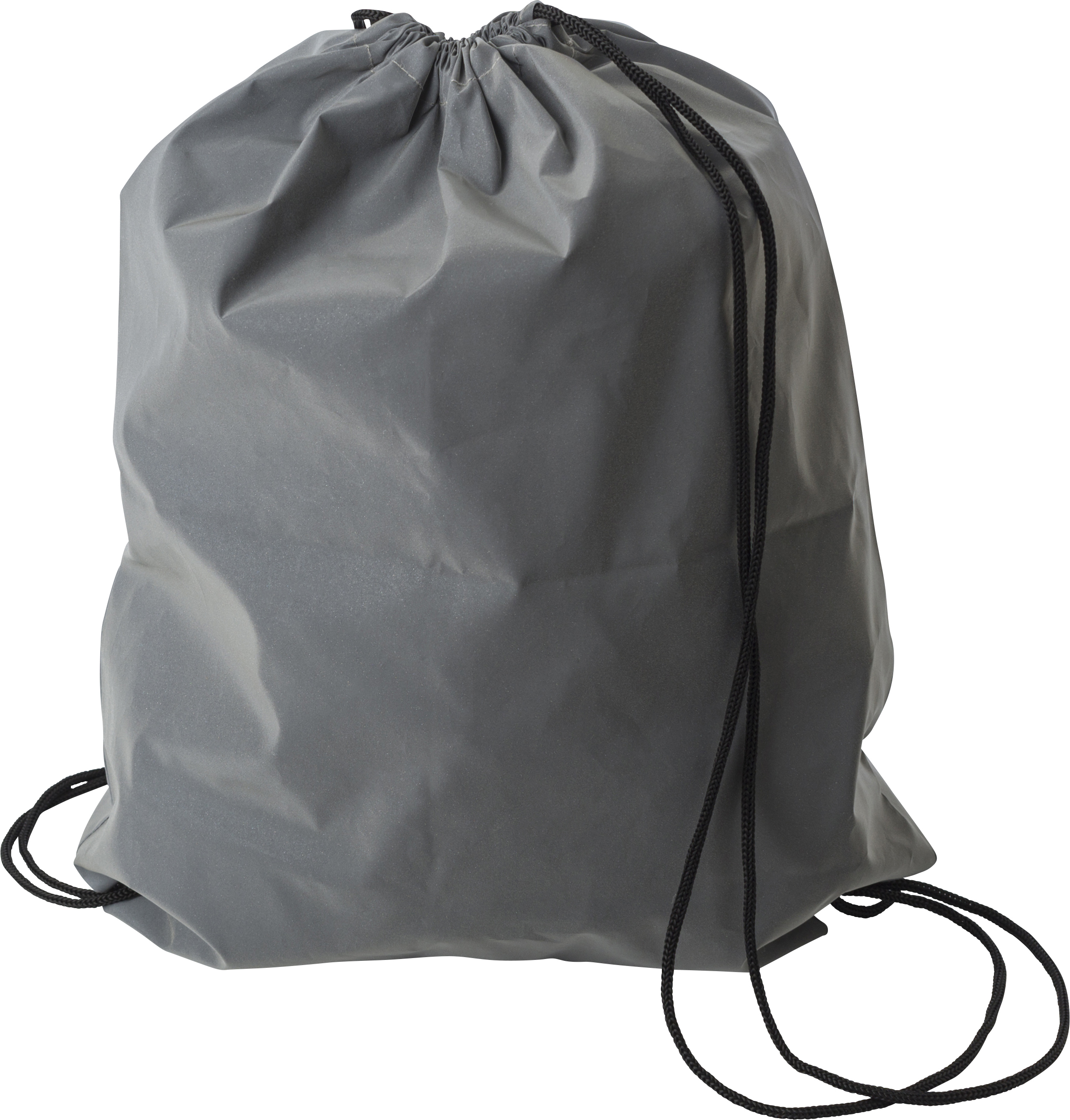 432545 003999999 3d090 frt pro01 fal - Synthetic fibre (190D) reflective drawstring backpack