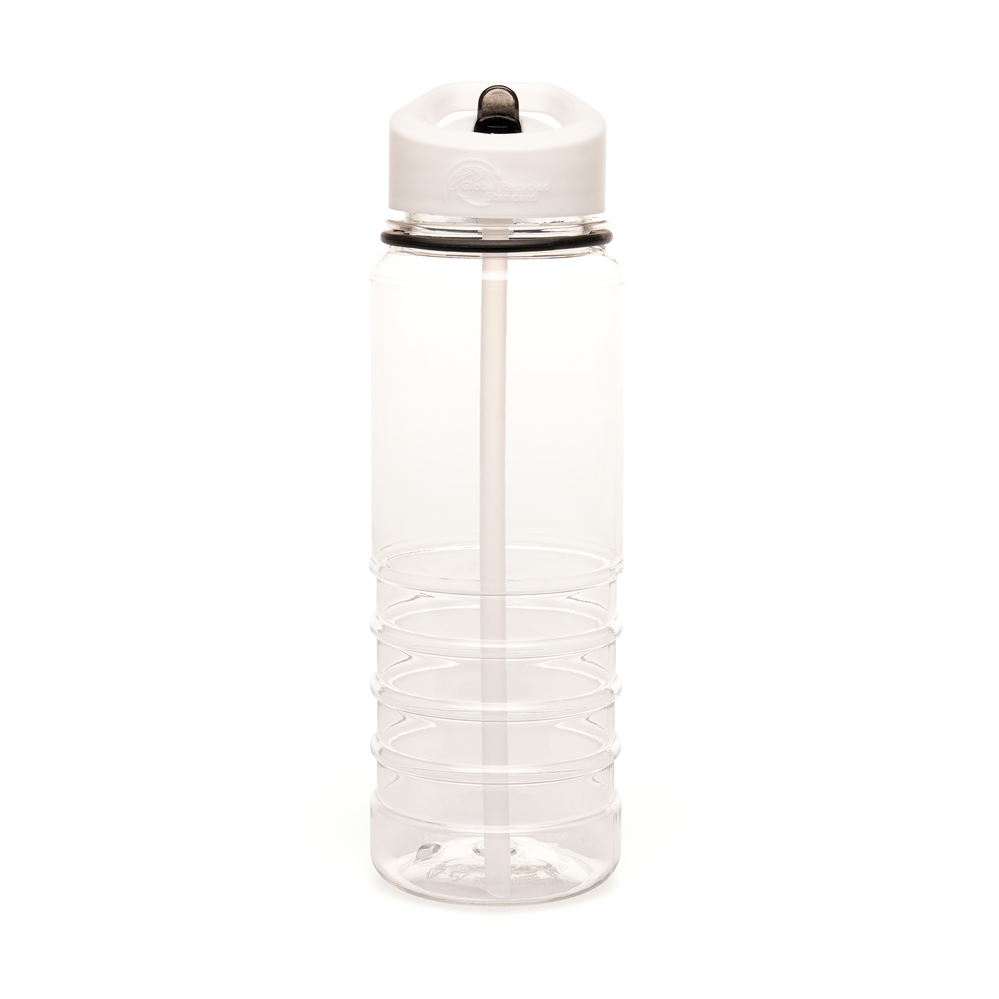 MG8606BK - REVIVE 650ml RPET AND RECYLCED STAINLESS STEEL DRINKS BOTTLE