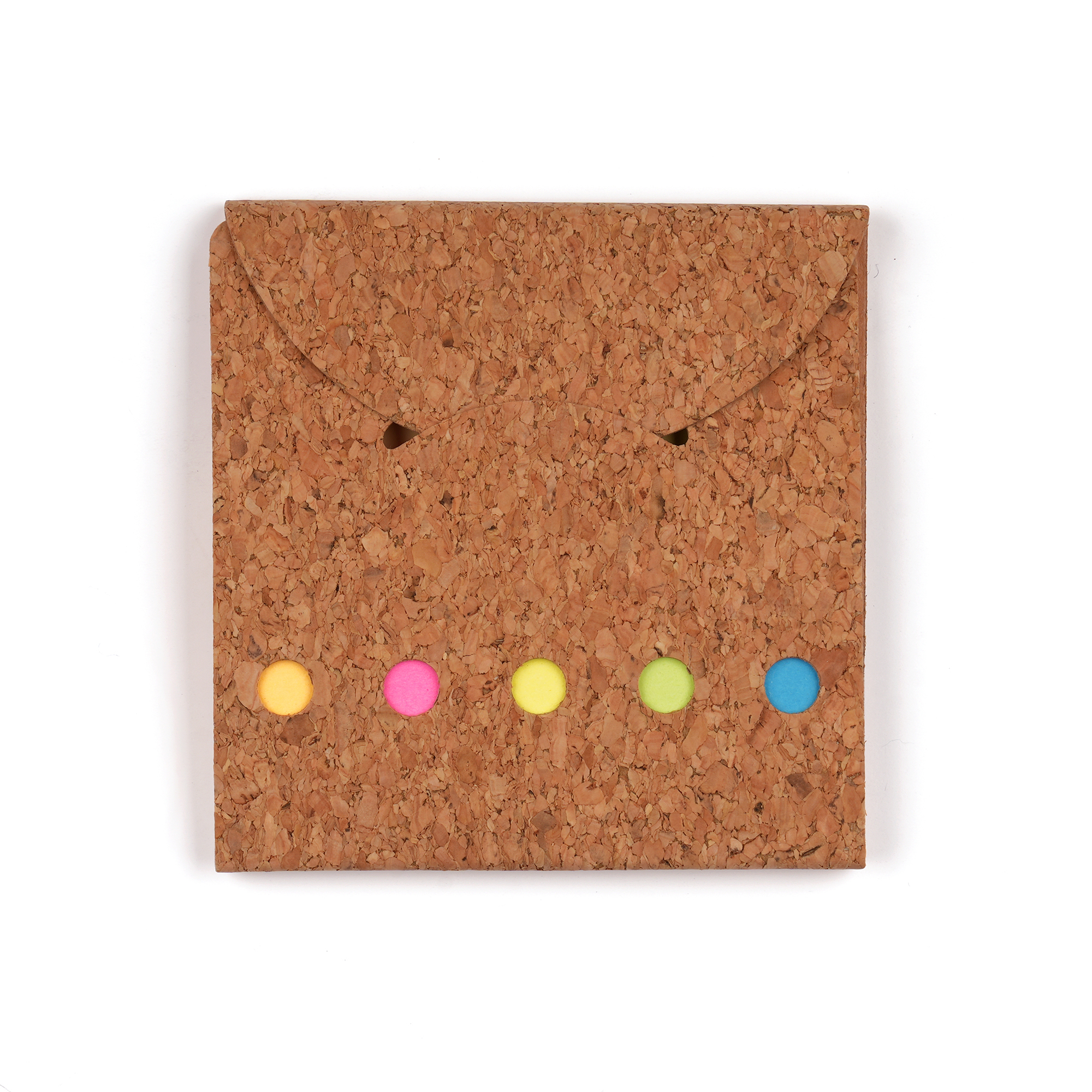 SS1296NT - Devon Cork Cover Sticky Note and Flag Set