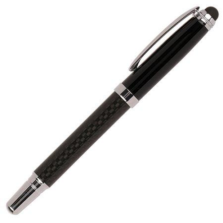 TPC860402 2 450x450 - Carbon Fibre Capped Rollerball Pen