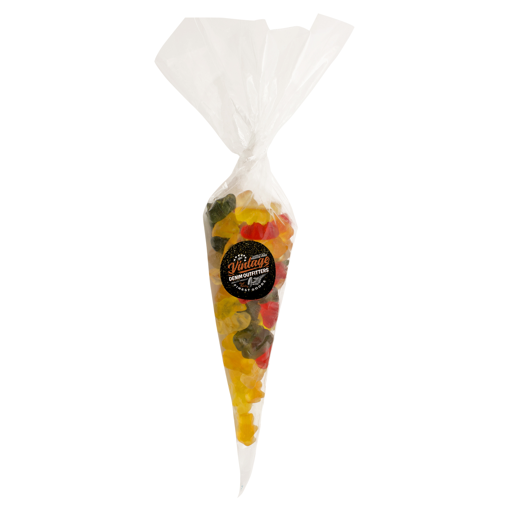 c 0605gb 00 09 - Sweet cones with gummy bears (220g)