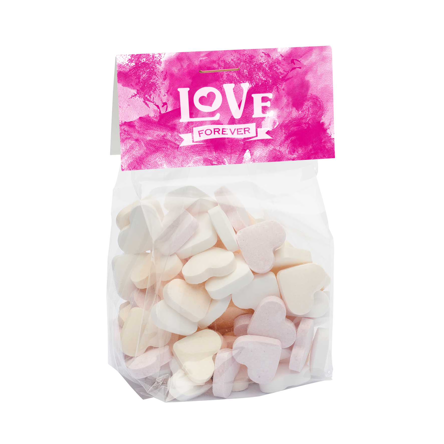 c 0630hs 00 09 - 150gr Bag with a card base and printed header board filled with extra strong mints
