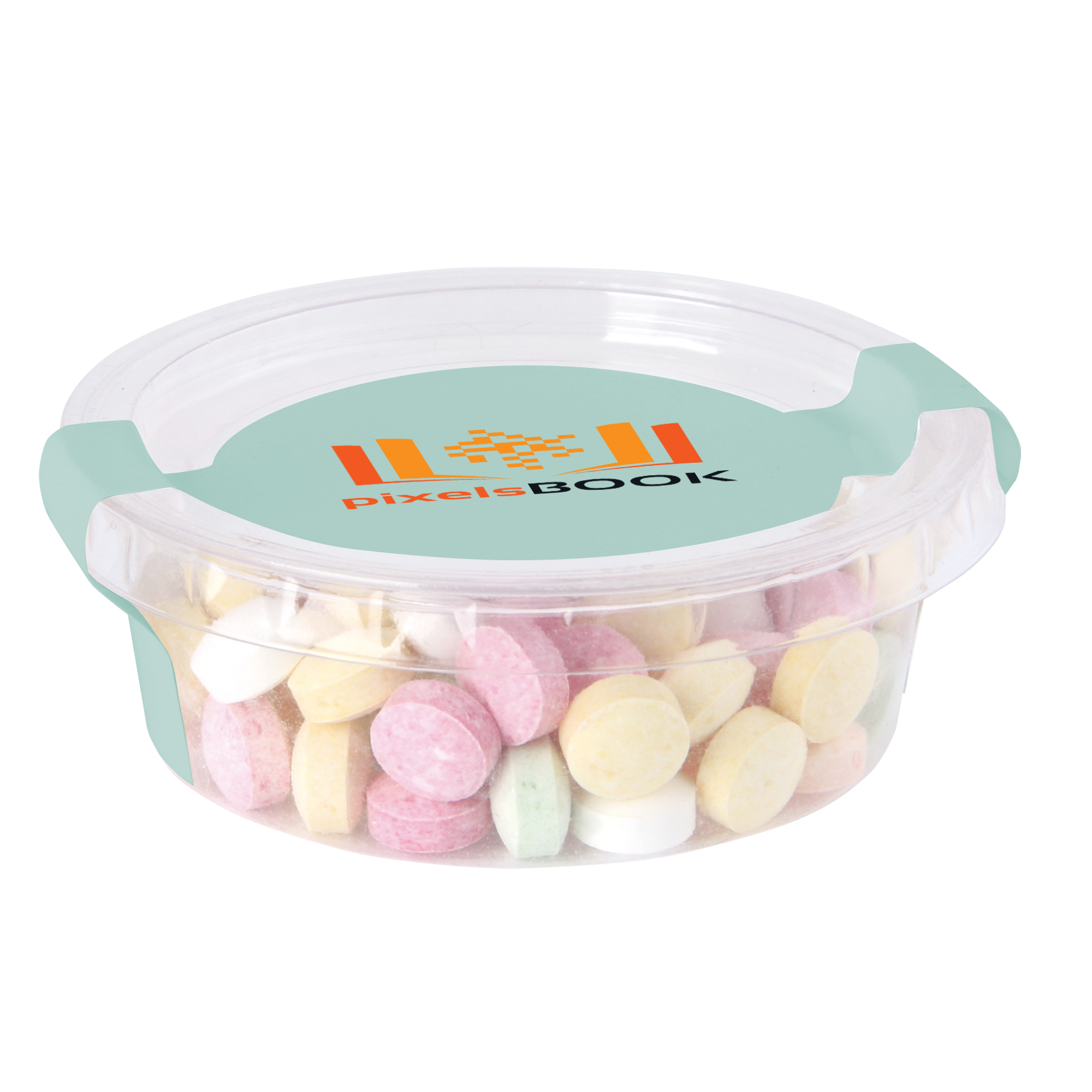 c 0639fs 00 09 - 150gr Bag with a card base and printed header board filled with jelly beans