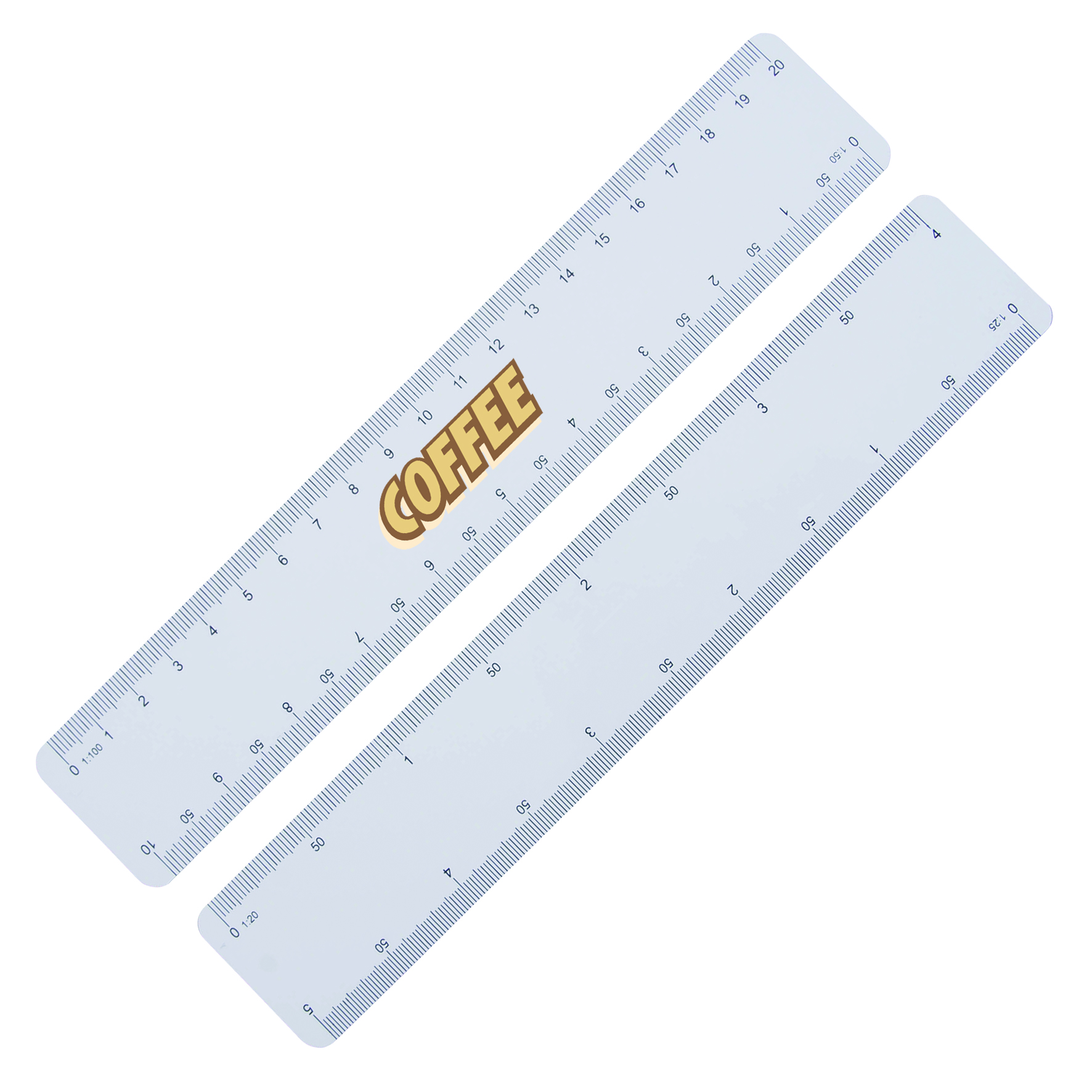 x817524 02 - Ultra thin scale ruler (20cm)