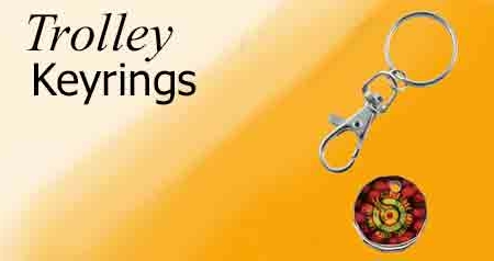Trolley Coin Keyrings